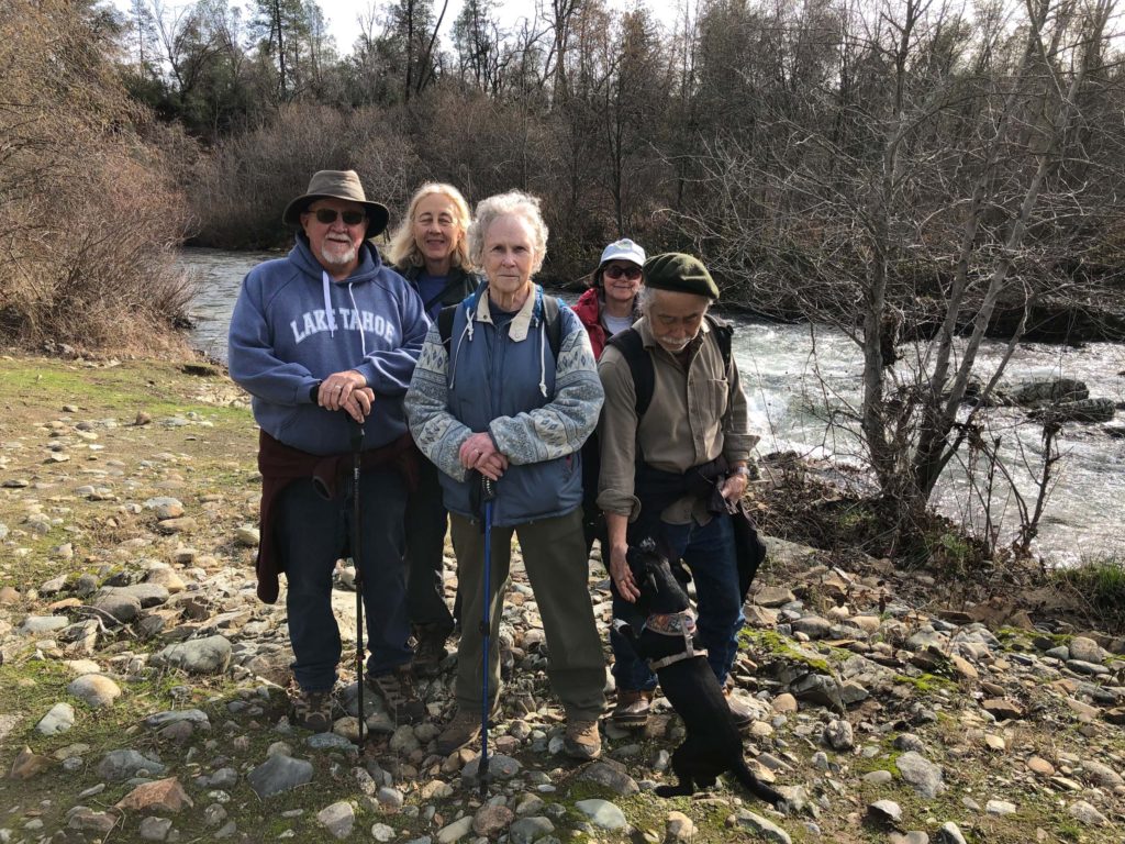 Hikle participants on Jan. 18, 2020, hike to Clear Creek Gorge Trail. Photo by Chris Harvey.