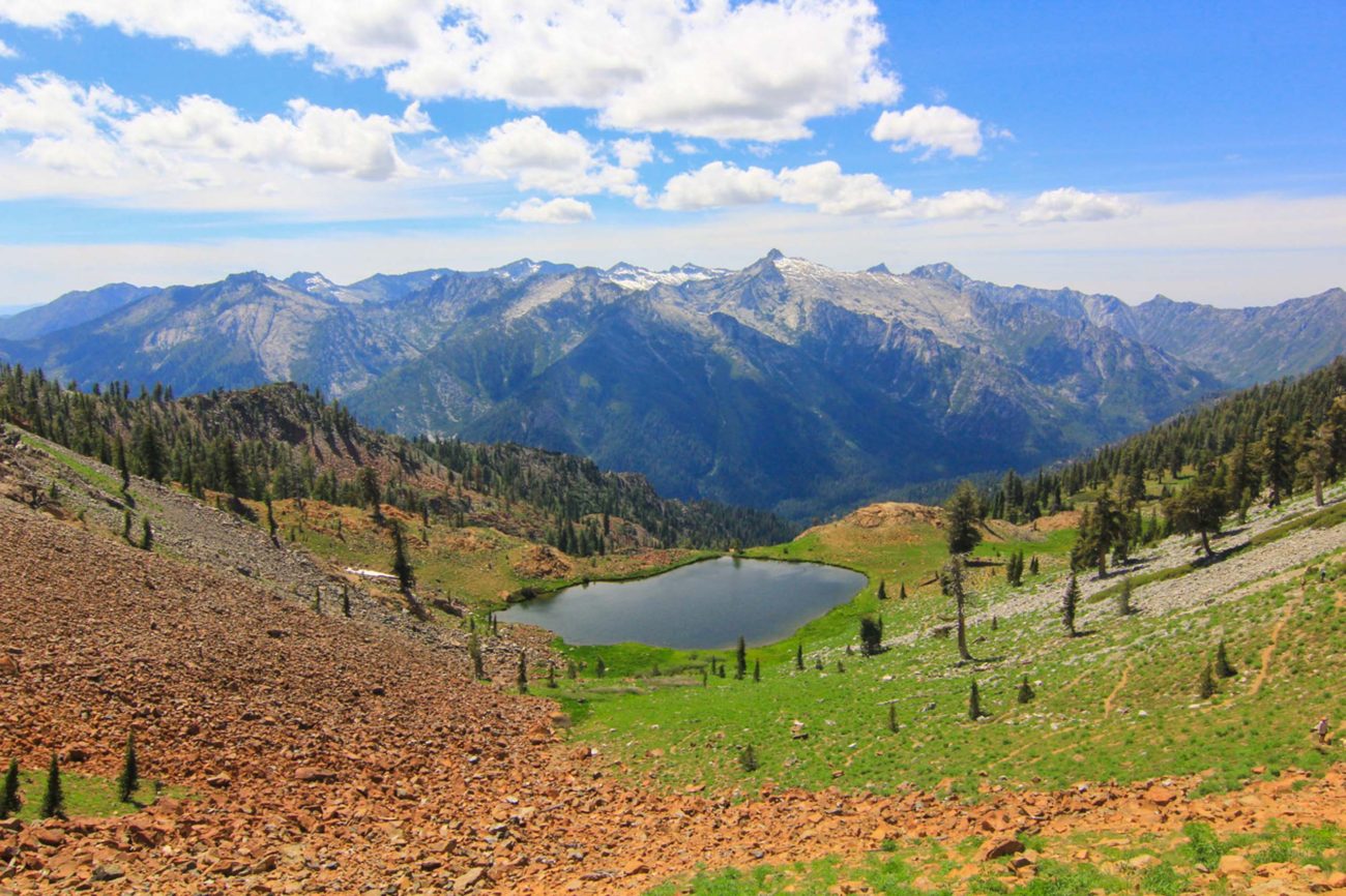 Granite Lake and Four Lakes Loop, Trinity Alps, June 2020