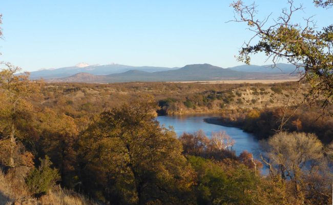 View east from Inks Creek Point Trail. D. Burk.