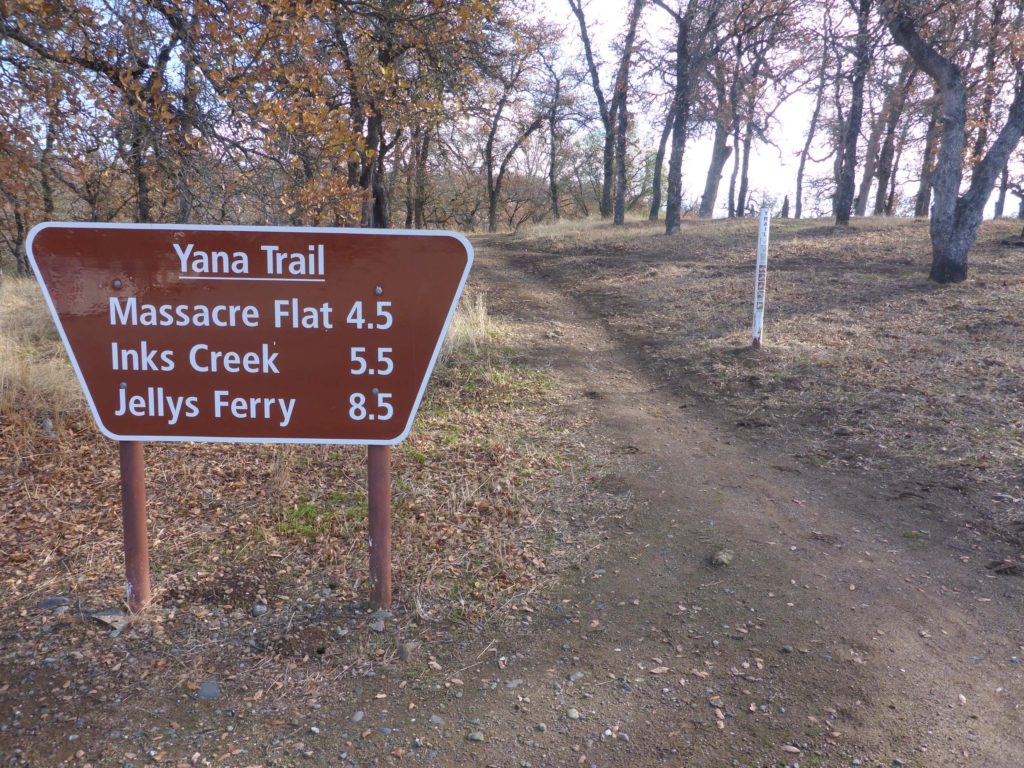 Yana Trail sign. D. Burk.