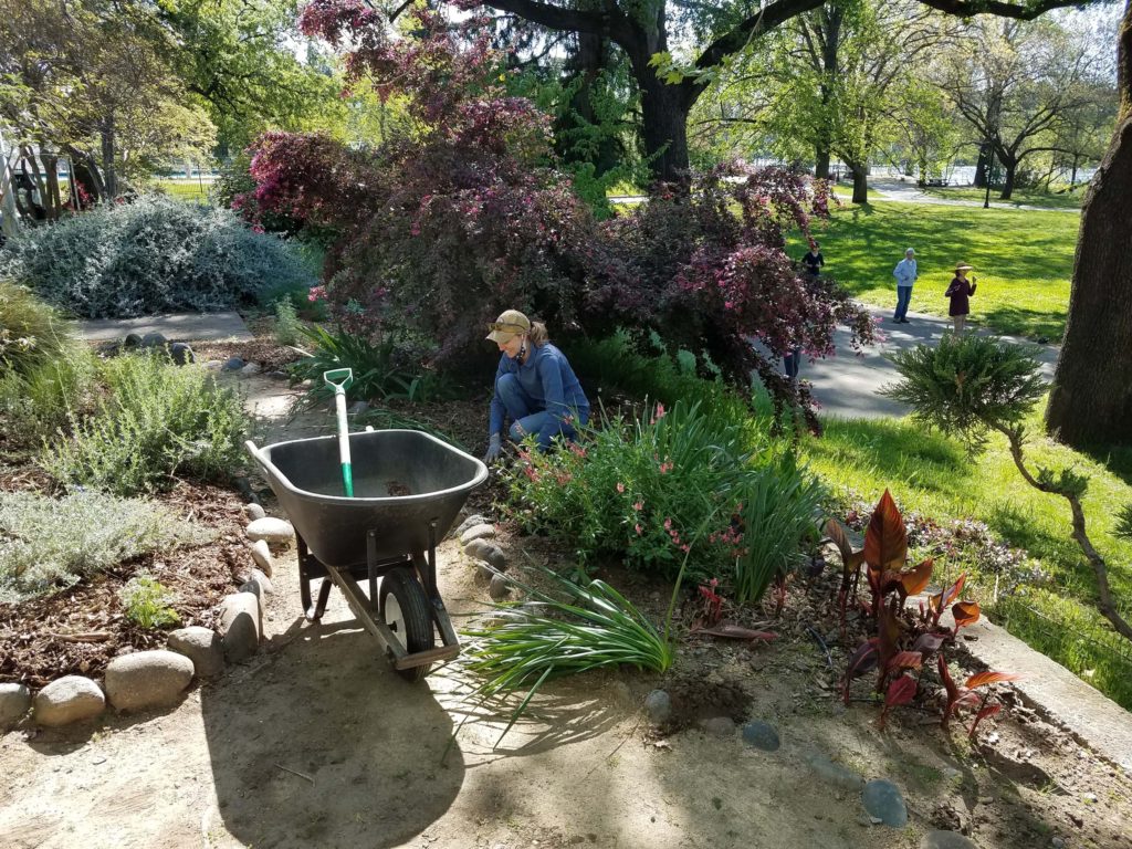 Sarah at MMH Celebration Garden. D. Mandel.