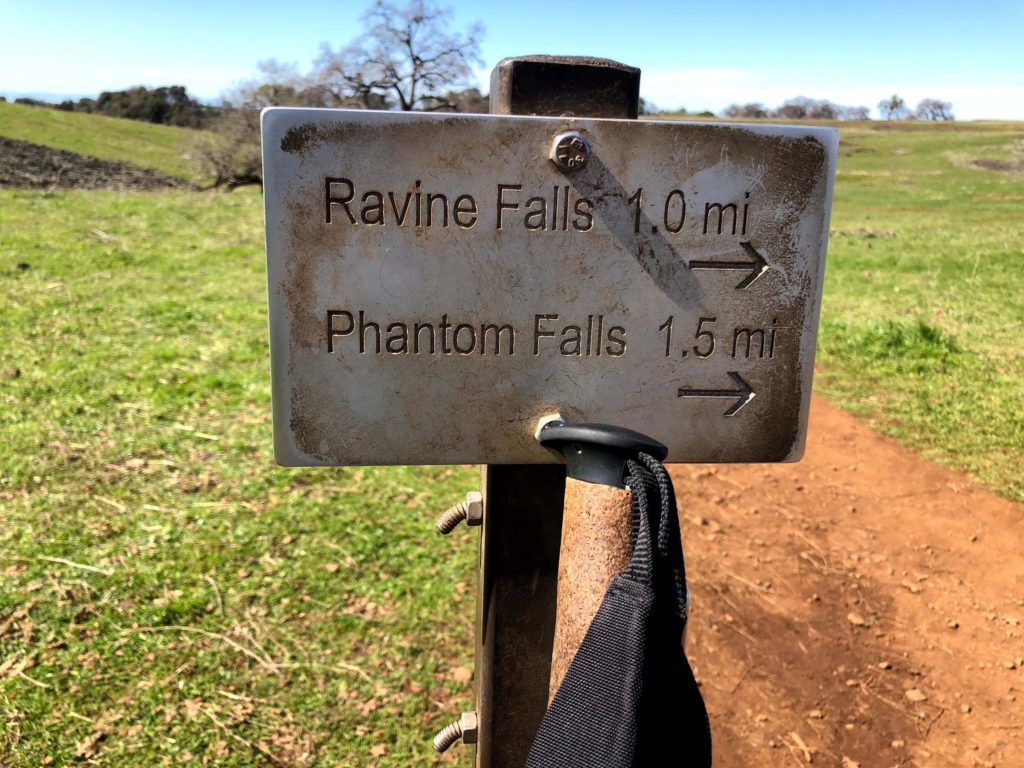 Trail signage. C. Harvey.