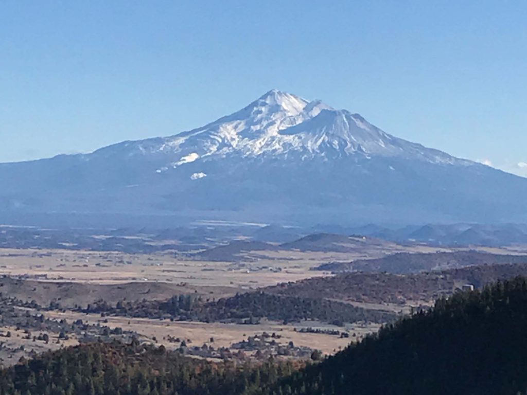 Mt. Shasta and Shastina. S. Libonati-Barnes.