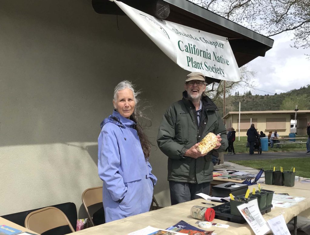 Robin & John at the wildflower show. S. Libonati-Barnes.