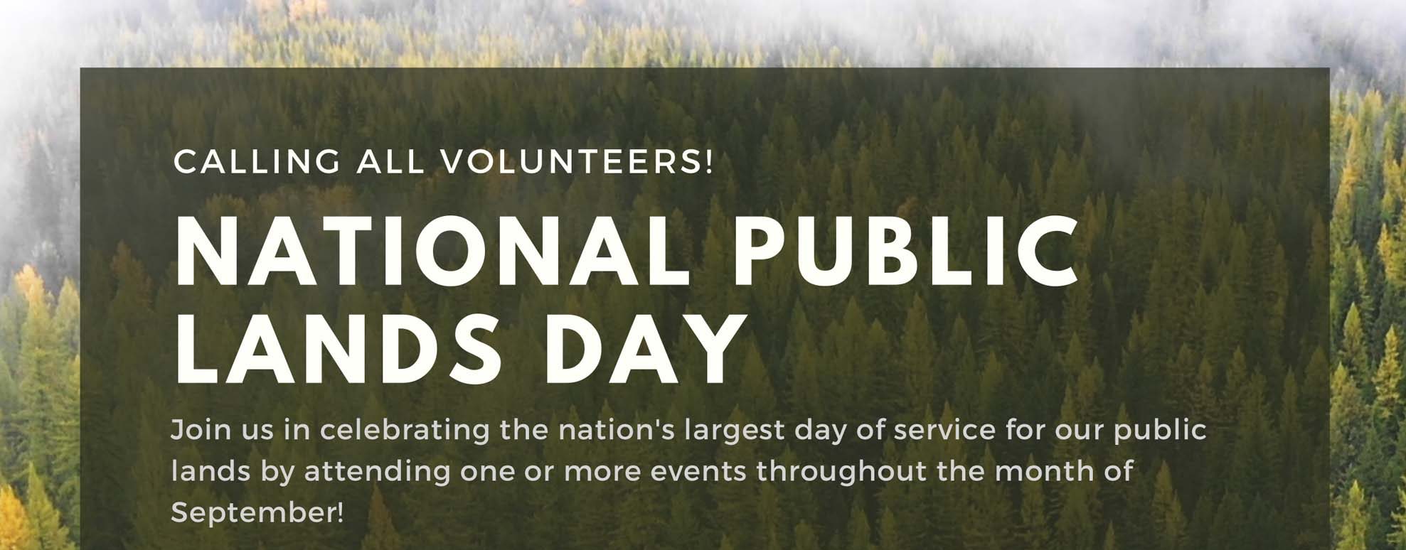 National Public Lands Day