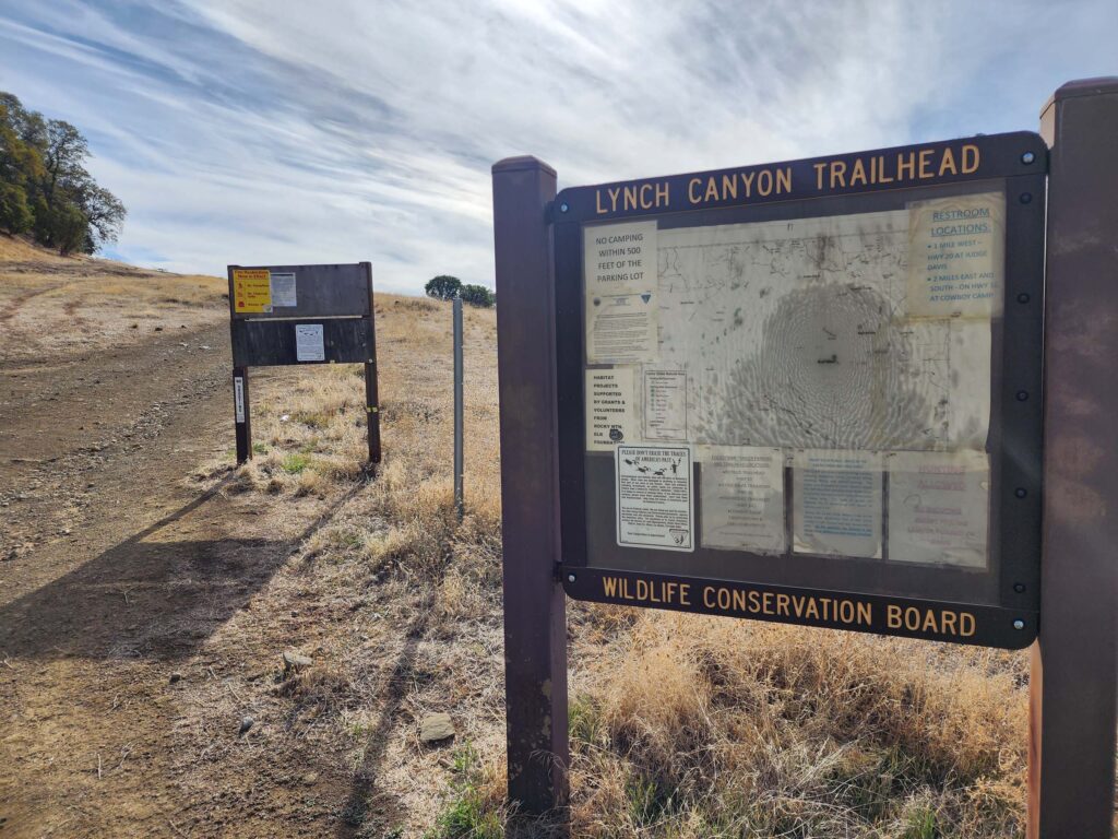 Lynch Canyon Trailhead. 11 Nov 2022. D. Burk.
