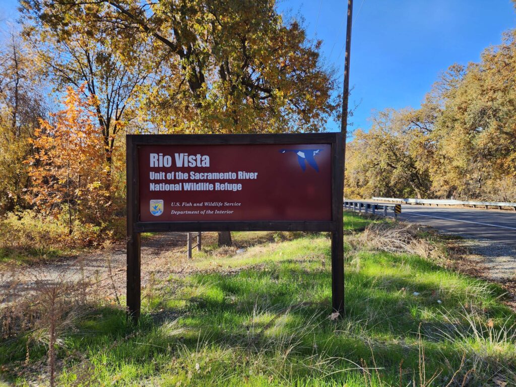 Rio Vista Unit entrance sign. D. Burk.