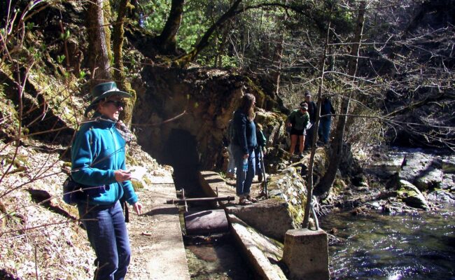 Crystal Creek Ditch Trail. S. Gallaugher.