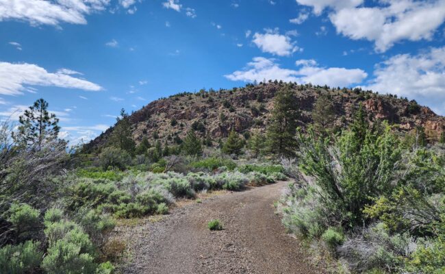 Haystack and Haystack Trail. D. Burk.