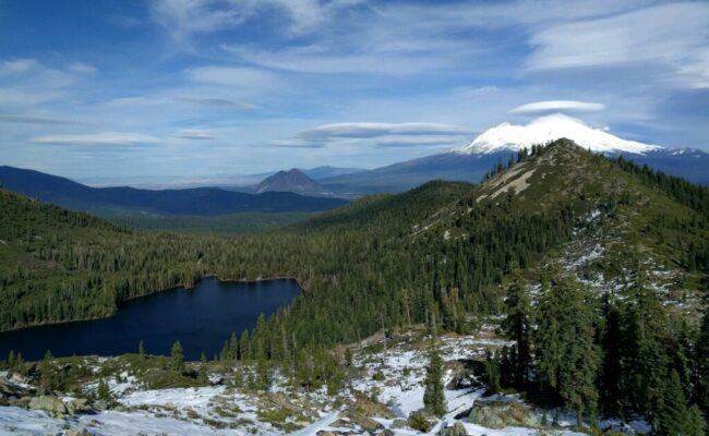 View from Heart Lake. S. Alexander.