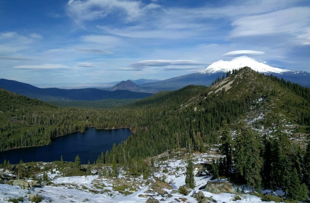 View from Heart Lake. S. Alexander.