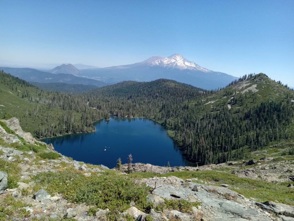 View from Heart Lake. D. Ledger.