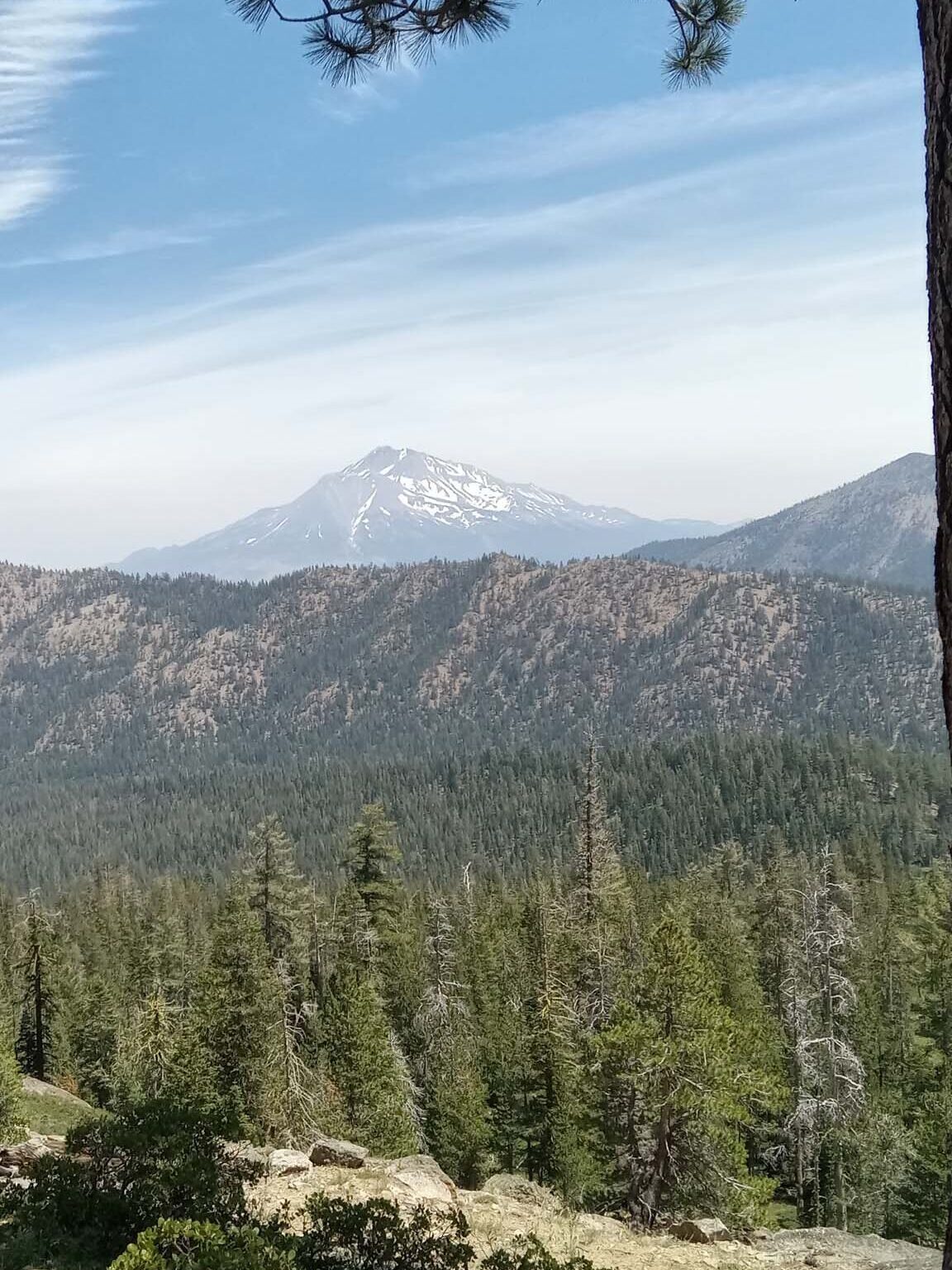 Mt. Shasta. D. Ledger. Caldwell Lakes. 7-22-23.