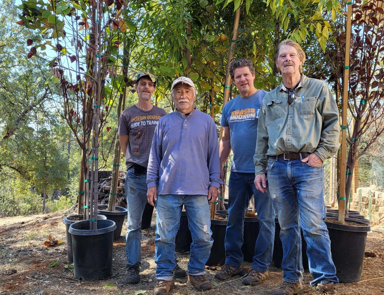 SEA planting crew and trees. D. Mandel