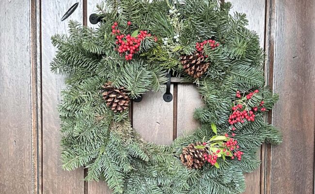 December wreath. A. Henderson.