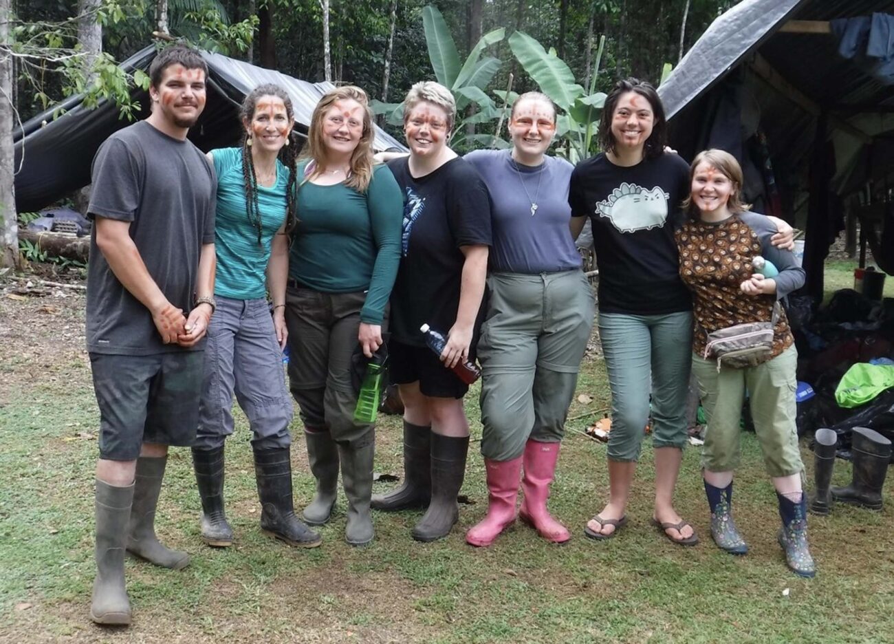 Susannah and class in Guyana. S. Fulton.