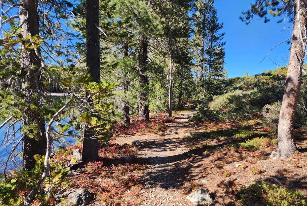 Trail around Gray Rock Lake.