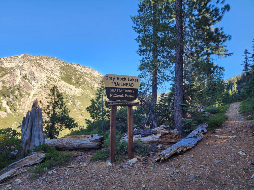 Gray Rock Lakes Trailhead. D. Burk.