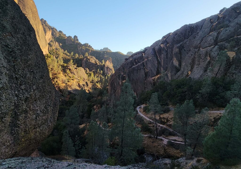 The Balconies Trail, Pinnacles National Park. D. Burk.