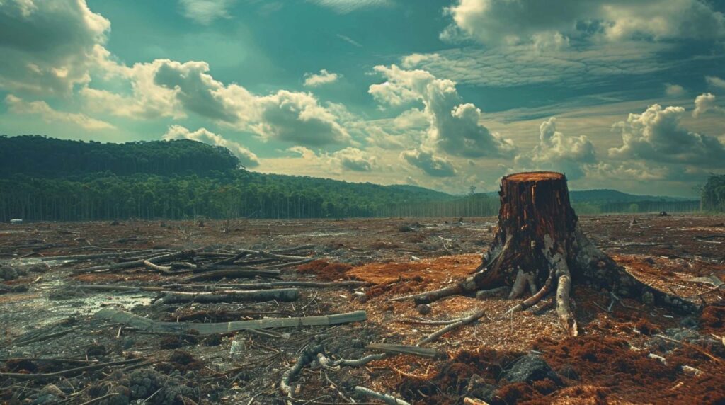 Deforestation. Photo by Stockcake.