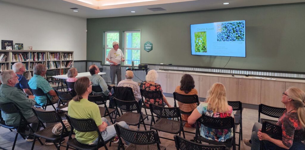 Charlie Russell's April presentation. D. Burk.