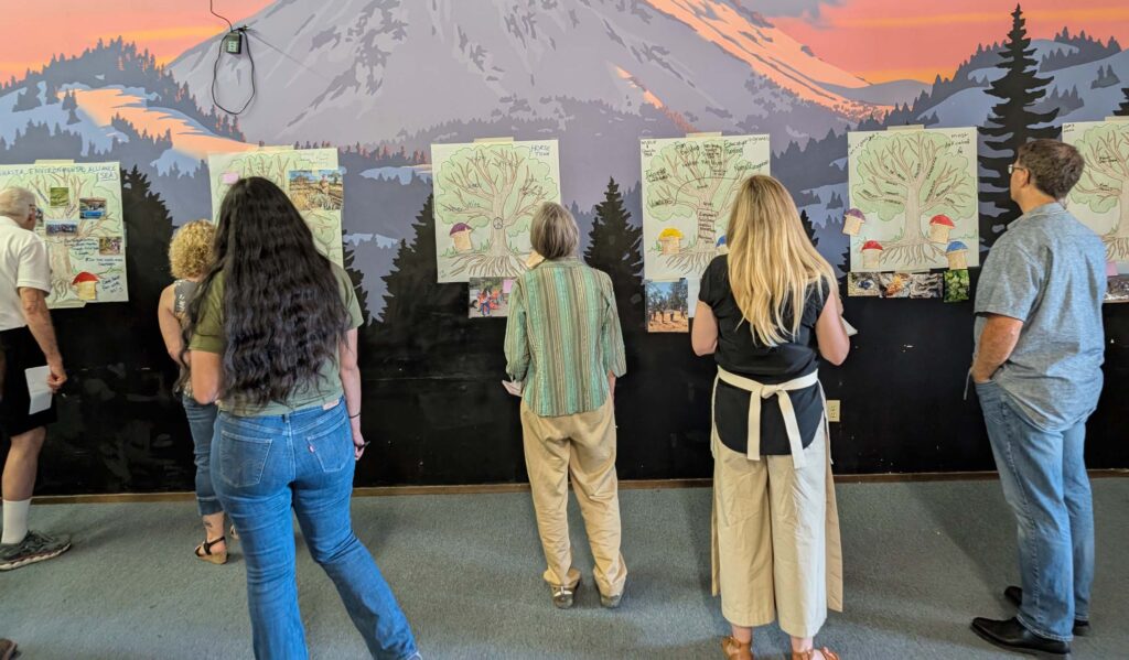 Nature walk. Moving Forward Together meeting at WSRCD, Anderson. July 22, 2025. R. Redlich.