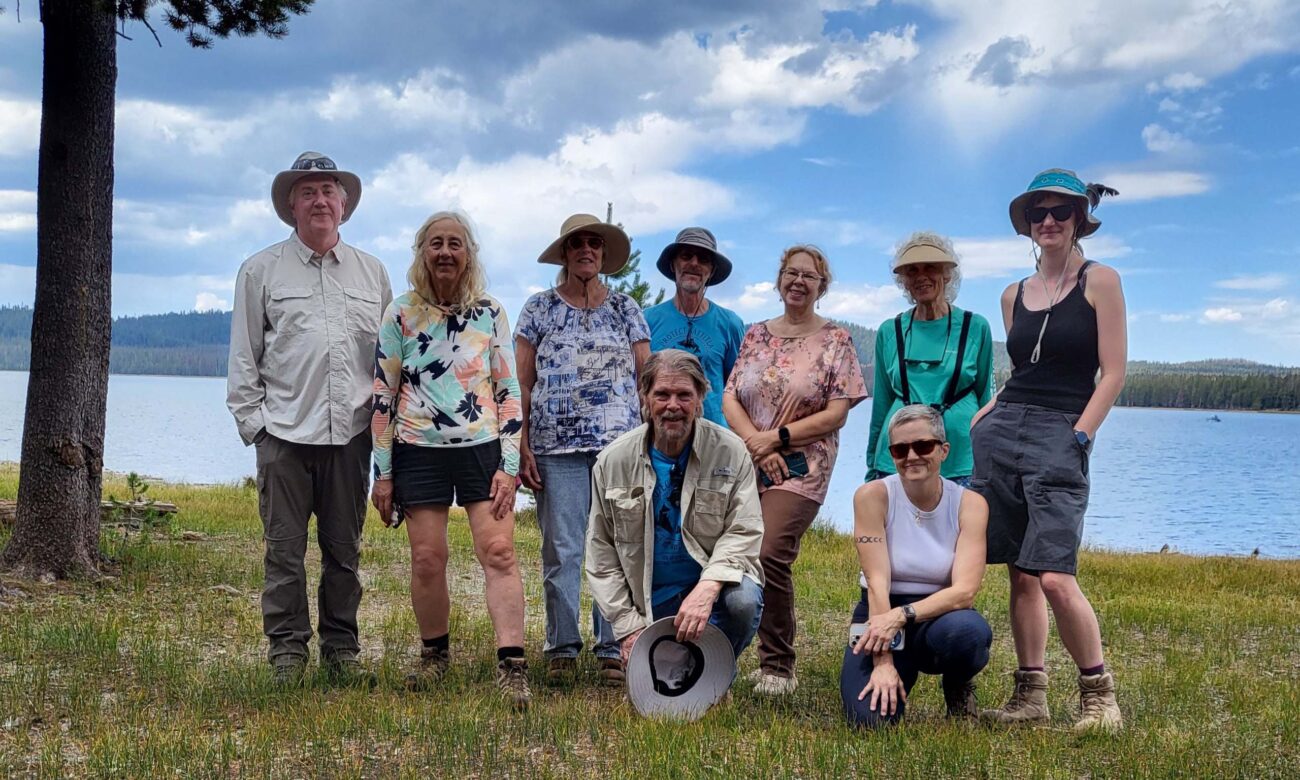 The group from the Shasta Chapter visiting Sáttítla Highlands National Monument. Photo © D. Mandel.