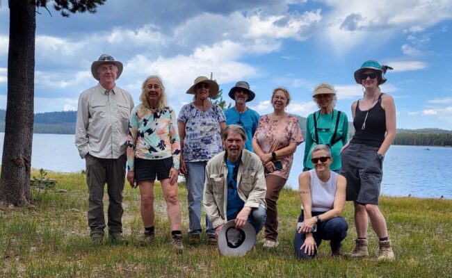 The group from the Shasta Chapter visiting Sáttítla Highlands National Monument. Photo © D. Mandel.