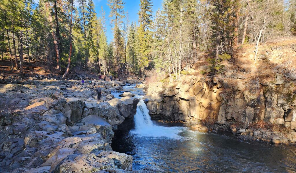 Lower McCloud River Falls. D. Burk.