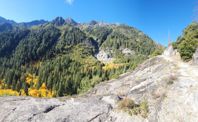 Canyon Creek Trail, Trinity Alps. D. Burk.