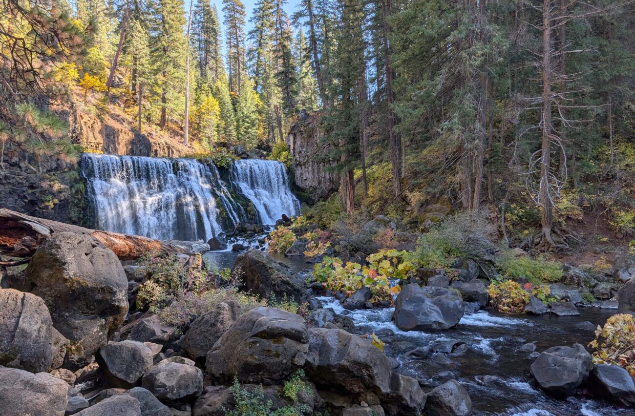 Middle Falls at McCloud River Falls trail by Ren Redlich