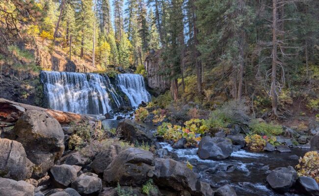 Middle Falls at McCloud River Falls trail by Ren Redlich