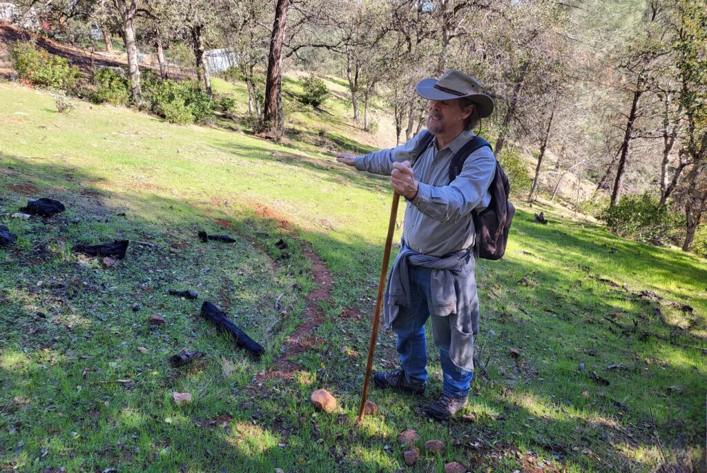 David at Jenny Creek open Space. D. Mandel.