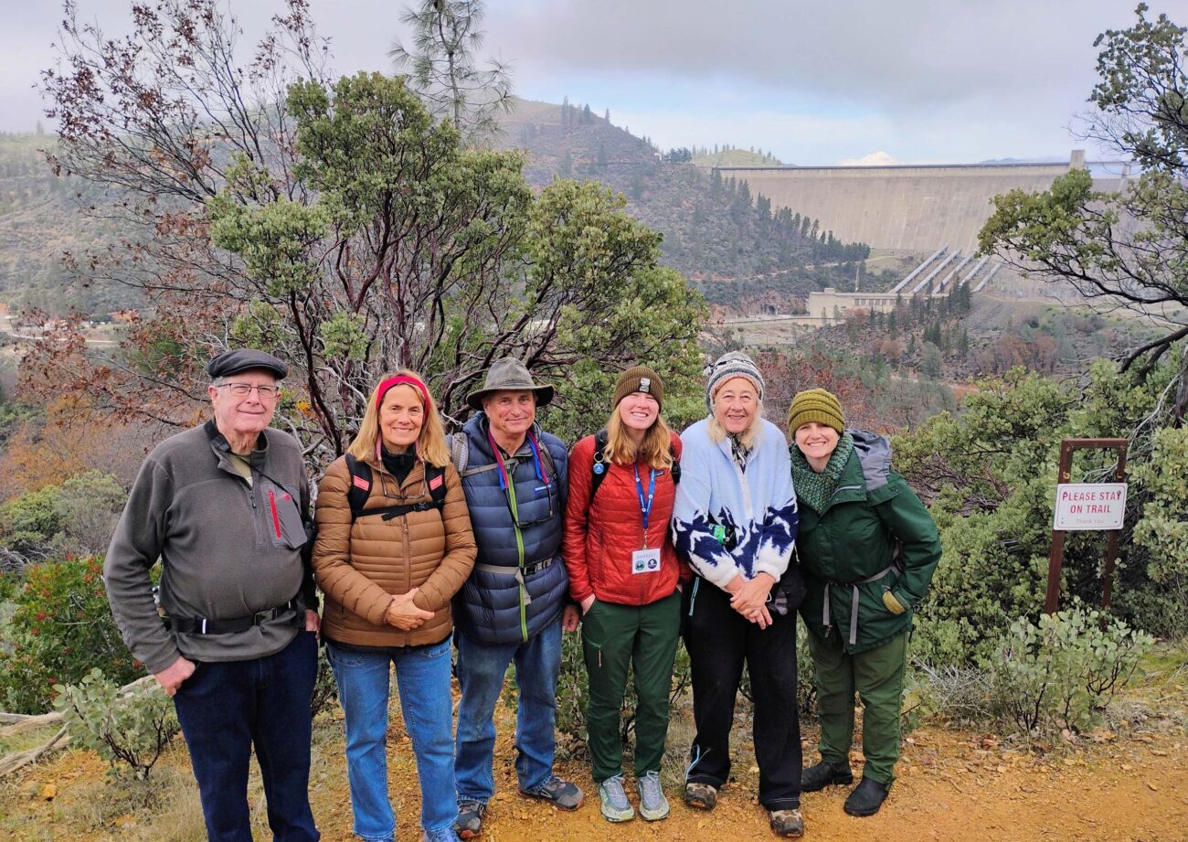 Hikers on Upper Sacto Ditch Trail. D. L.