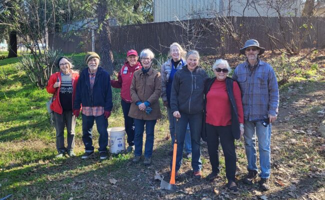 Matson Mowder Howe Celebration Garden workday. D. Mandel.