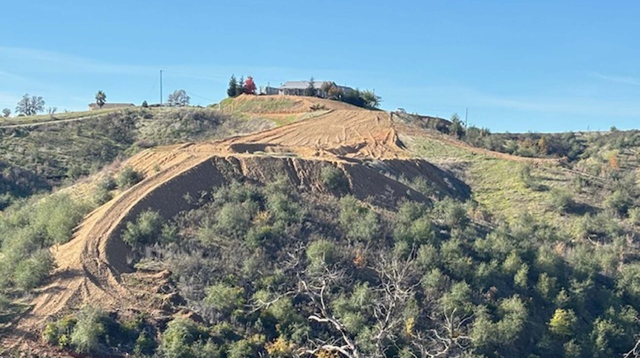 Illegal grading at Clear Creek Gun Club. 2026. D. Ledger.