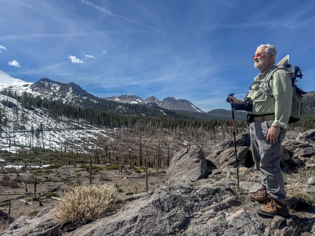 Chaos Crags and Hat Creek watershed. S. Main.