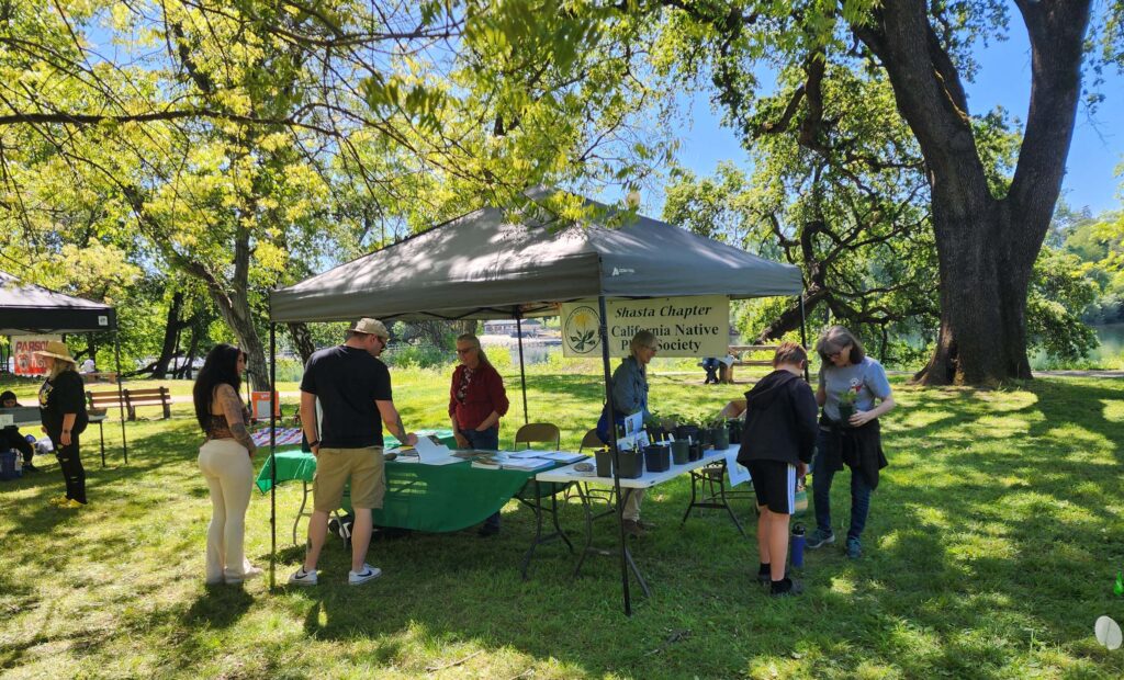 Earth Day Festival booth. D. Burk.