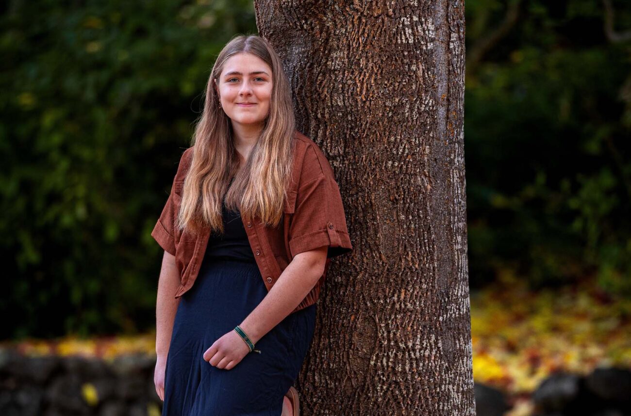 Linnea Baun in Ashland, OR. T. Sharma.