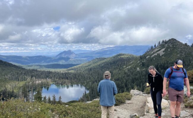 View from Heart Lake. A. Clark.