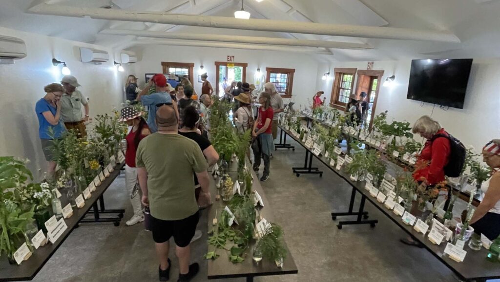 Irene Hollenbeck Memorial Wildflower Show guests. A. Rubin.