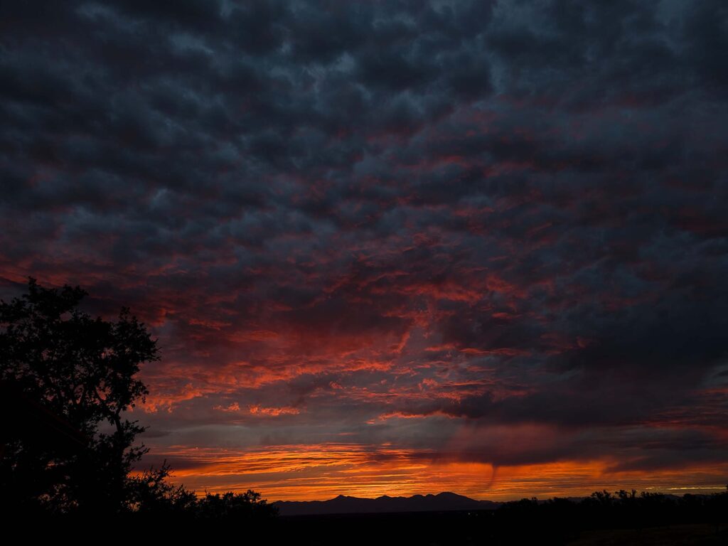 Sunset. G. Lockett.